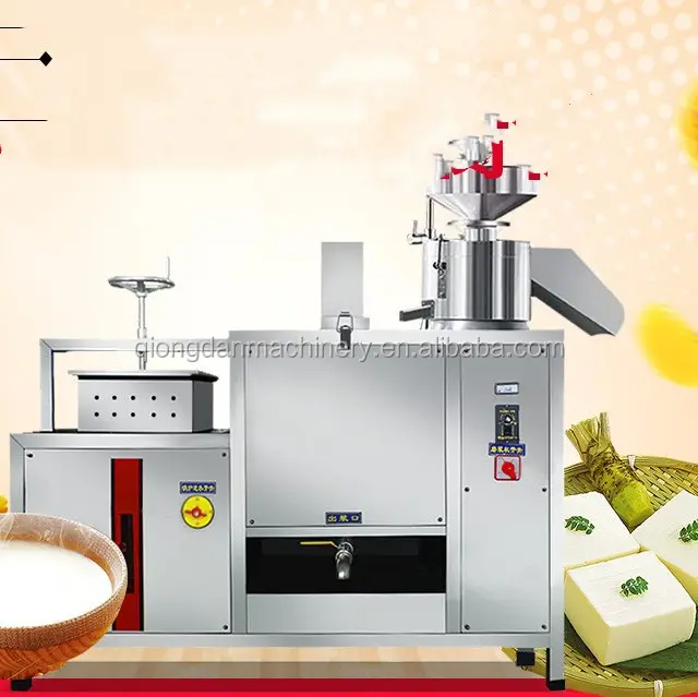 40L Automatic Commercial Soymilk Tofu Soybean Milk Bean Curd Forming Making Machine Gas heating or Electric heating