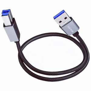 Özelleştirilebilir yüksek hızlı USB 3.0 erkek-erkek veri kablosu yazıcı B AM/BM kare Port mobil sabit disk muhafaza bağlantı kablosu - Product Image 4
