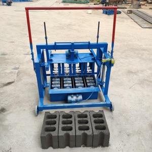 Máquina para hacer bloques de hormigón movibles a la venta Máquina para hacer bloques diésel móvil manual pequeña en Zambia - Product Image 3