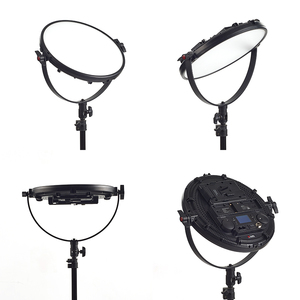 TOLIFO 12 inç R-S60RGB fotoğraf desteği v-montaj NP-F pil AC güç 80W RGB LED Panel Video ışık halkası yumuşak Film aydınlatma - Product Image 3