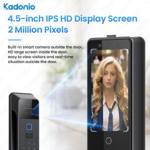 Kadonio completamente automatico WiFi Tuya Face ID Access Control elettrico catenaccio digitale blocco del cancello con interfono attivo - Product Image 5