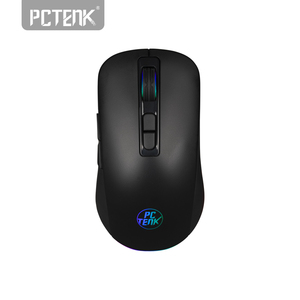 Ergonomic Recharge 600mAh Programable Mouse 2.4g Dual Wireless Wired DPI Led Rgb Optical Driver Gaming anpassen Software Mice