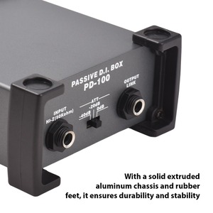1-канальный пассивный блок DI-Box eiminator 1/4 ''инструмент, прямая коробка для XLR-преобразование импеданса, аудиоизолятор, прямая коробка - Product Image 5