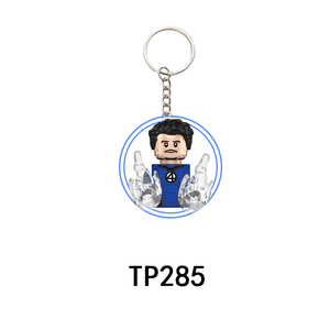 TP1036 Fantastic Four Thing Human Torch Silver <strong>Surfer</strong> Mister Fantastic Mini Building Blocks Action Figure Keychains Kid's <strong>Toys</strong>