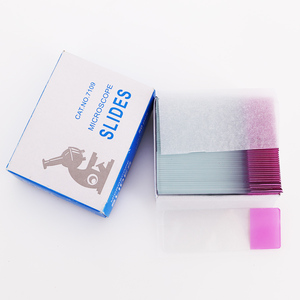 Toboganes desechables para microscopio, consumibles de laboratorio, bordes de suelo esmerilados, 7101, 7105 - Product Image 2