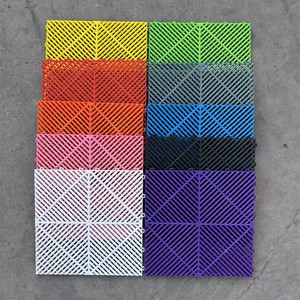 重型塑料互锁地板格栅防滑塑料互锁格栅易于组装和清洁 - Product Image 3