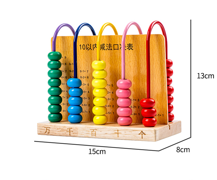 ábaco de 5 colores