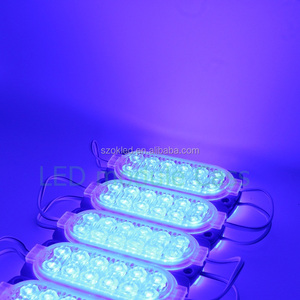 Mavi renk led 2835 modülü 10533 yanıp sönen led modülü enjeksiyon, IP65 araba yan ışık dekorasyonu 24v 12v flaş led modül lamba - Product Image 4