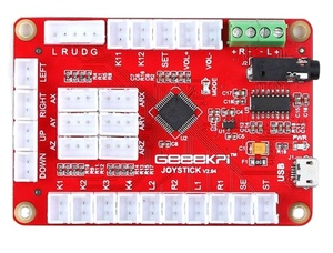 Ahududu Pi kiti Arcade oyun Joystick USB PC Rocker kontrol seti için RPI
