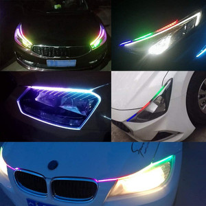 ไฟล้อมรอบ RGB พร้อมรีโมทคอนโทรลเพื่อควบคุมแถบสี Led ไฟเลี้ยว100% สัญญาณไฟนำทางกันน้ำสำหรับรถยนต์ - Product Image 6