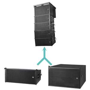 Amplificateur chaud haut-parleur LA système double 10 pouces <span class=keywords><strong>Line</strong></span> <span class=keywords><strong>Array</strong></span> haut-parleur et double 18 pouces <span class=keywords><strong>Line</strong></span> <span class=keywords><strong>Array</strong></span> Subwoofer pour scène de mariage à l'église - Product Image 3