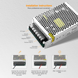 Universal <strong>Input</strong> Range <strong>AC</strong> to DC <strong>12V</strong> 24V 100W Switching Power Supply OEM ODM - Product Image 4