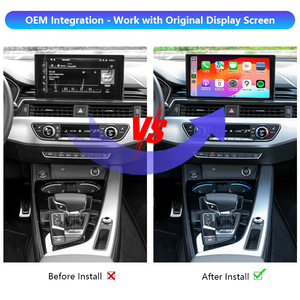 ワイヤレスApple CarplayマルチメディアビデオインターフェースAndroid Auto for Audi A3 A4 A5 Q2 Q7 B9 MIB2オートエレクトロニクスインターフェース - Product Image 2