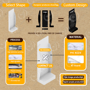Einfache Montage Flach verpackter CYJ-Papp-Displayst änder FSDU-Popup-Pappboden-Display regal Turm regal für Bonbons chokolade - Product Image 4