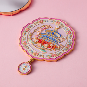 Thủy Tinh Cá nhân phòng tắm kim loại nhỏ gọn gương hiện đại tối giản Túi trang điểm thiết yếu - Product Image 3