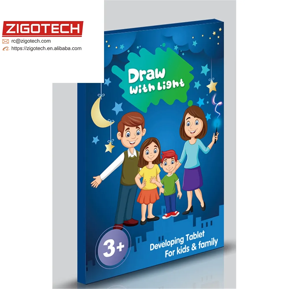 Tablero de dibujo de juguete con luces para niños y familia, tableta de desarrollo para escribir