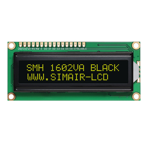 Módulo de pantalla de caracteres LCD1602 de grado de fábrica con interfaz serie/paralelo IIC, LCD negro de 5V - Product Image 2