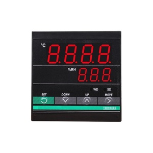 Controlador de temperatura y humedad TDK0306, 96x96, con sensores T/H de 3 metros