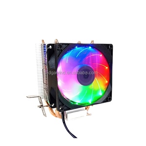 ラップトップ冷却コンピューターCPUアルミニウムプロファイルヒートシンク2/4/6/8シングルファン付きヒートパイプチューブラジエーター - Product Image 2