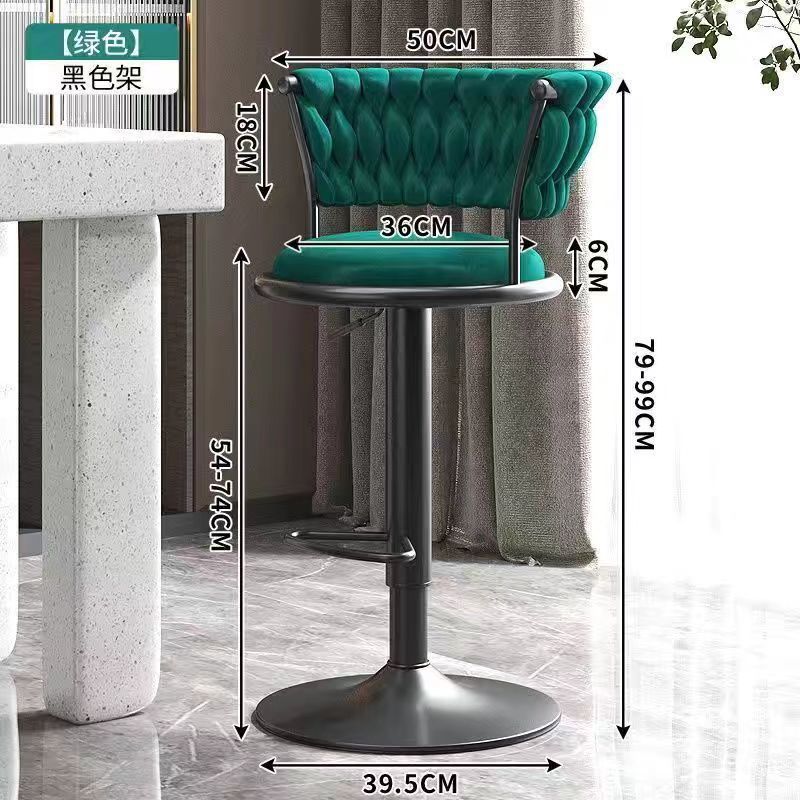 Fashionable black style - peacock green