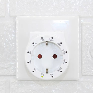 Di alta qualità EU 12 ore programmabile manuale Timer meccanico a presa singola presa interruttore Timer presa elettrica presa Timer - Product Image 5