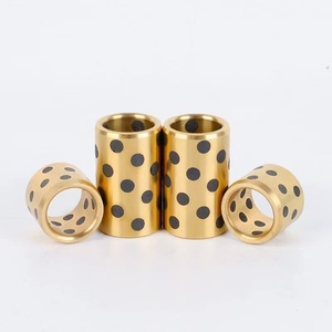 <strong>Bushings</strong> SPB <strong>JDB</strong>-10 Highstrength Brass Alloy Bronze Bearings With <strong>Embedded</strong> <strong>Solid</strong> Lubricant