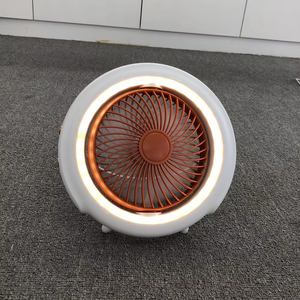 带灯和遥控可调光的发光二极管吊扇薄型110V 220V B22/E27带发光二极管灯的小型吊扇 - Product Image 1