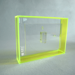 Desktop Detachable Neon Color clear Custom <strong>Large</strong> <strong>DIY</strong> PMMA Acrylic Shadow Box Picture <strong>Frame</strong> - Product Image 2