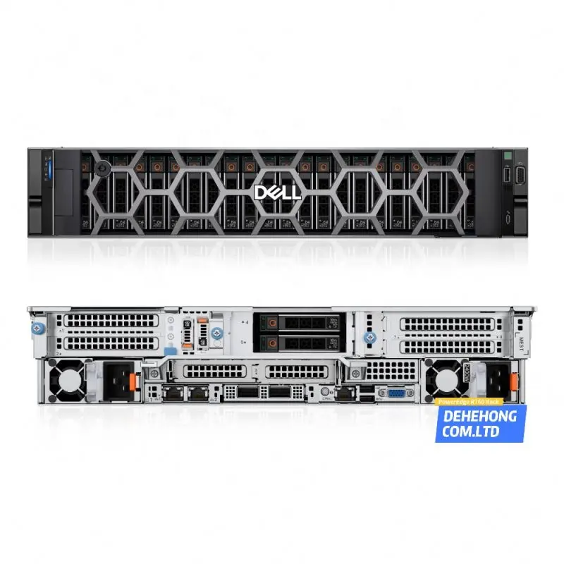 DELL PowerEdge แร็ค R760เซิร์ฟเวอร์โฮสต์ virtualization ใหม่ประมวลผลแบบคลาวด์ ERP ไฟล์ฐานข้อมูล GPU เรียนรู้เชิงลึก Supermicro BOARD