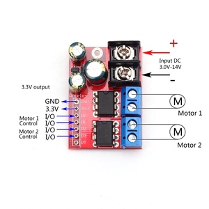 5A Doppel-DC-Motorantrieb modul Doppel-H-Brücke L298N PWM-Fernbedienung spannung Umkehr drehzahl regelung ZK-5AD 3V-14V - Product Image 4