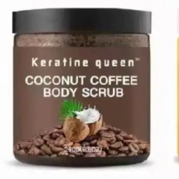 Label Peeling Kurkuma Gesicht Haut Aufhellung Vegan Body Sugar Scrub Großhandel Eigenmarke Kaffees alz