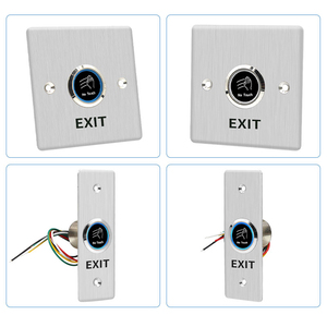 Zugangs kontroll system Metall rechteckiger Schalter knopf wasserdicht DC12v 24V berührungs loser Induktion schalter für Firmen tür - Product Image 2