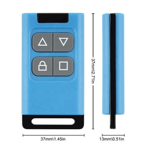 Çift mod anahtarlama RF teksir uzaktan kumanda 315 433 868MHZ Cop uzaktan kumanda klonlama kodu 4 tuşları kablosuz kapısı için - Product Image 3