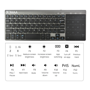Teclado inalámbrico Slient con Touchpad, teclado numérico Bt 3,0 para tableta, portátil y TV - Product Image 4