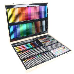 Çocuklar için Deluxe sanat seti sanatçı seti suluboya, boya kalemi, renkli işaretleyiciler, renkli kurşun kalem içerir - Product Image 2