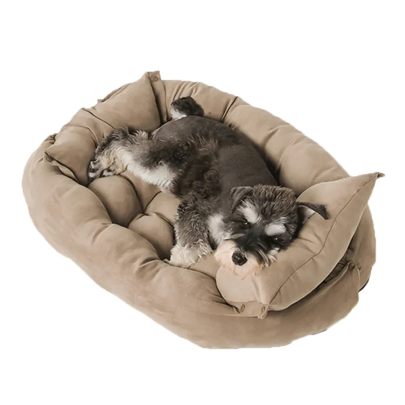 Dropshipping Pet Supplies Wholesale Washable Luxury Large Durable Comfy Calming Cute Big Cat Pet Dog Bed Other Pet Products