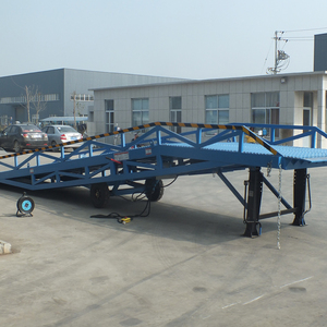 Laden und Entladen von mobilen Containern Laderampen Versand Mobile Manual Dock Ramp Leveler - Product Image 3