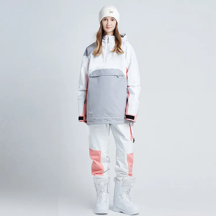 Vêtements de sport d'hiver en plein air pour hommes et femmes combinaison de ski coupe-vent imperméable vestes pantalons vêtements de planche à neige combinaison de neige pour femmes