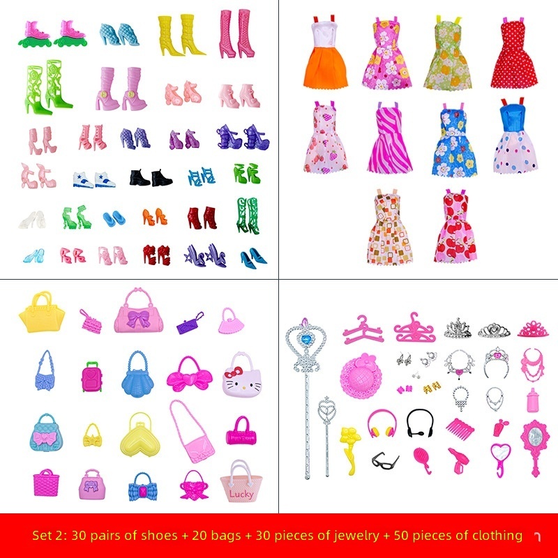 30 paia - 20 borse - 30 accessori - 10 capi d'abbigliamento