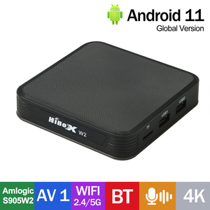 IPTV İsveç avrupa yeni Mini Android 11 TV kutusu Amlogic S905W2 4K 60fps 4GB 64GB AV1 dekoder HDR10 Set-top Box - Product Image 2