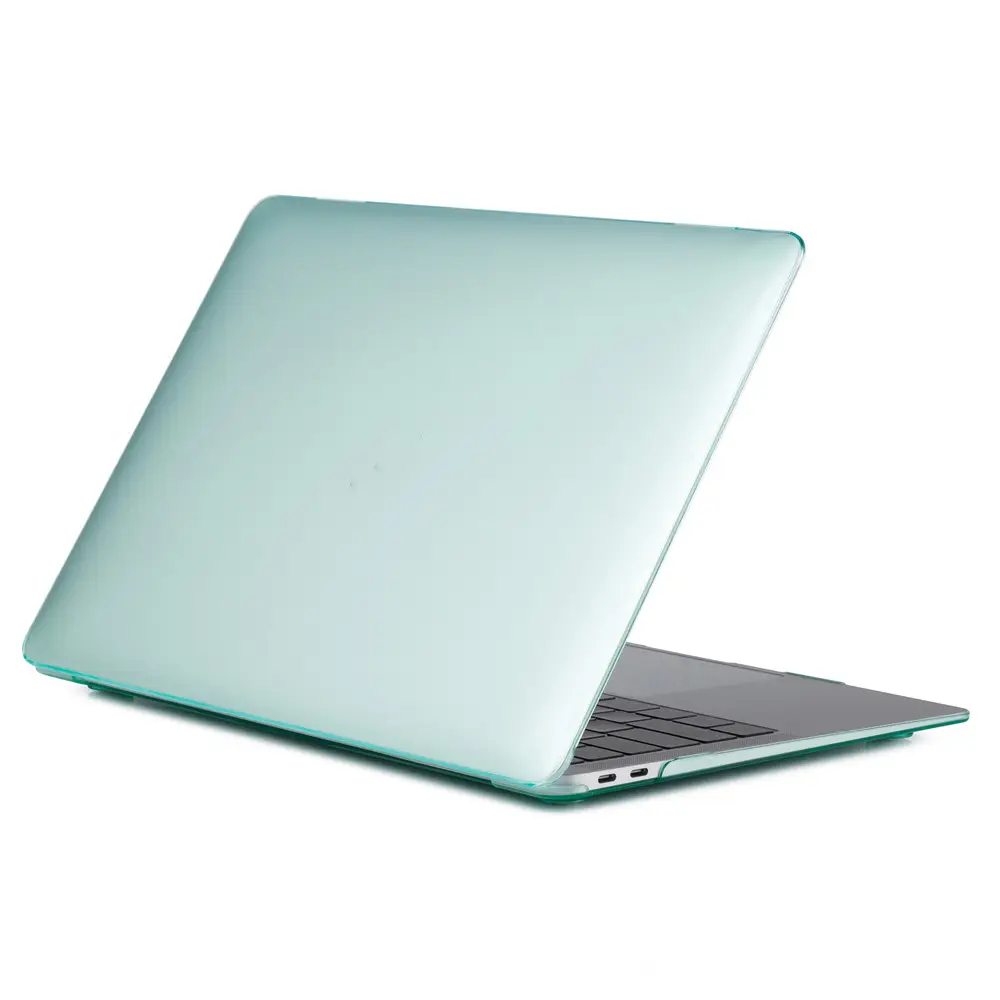 Casing Laptop untuk Macbook M1 Chip Air Pro Retina 11.6 12 13.3 15.4 16 inci cangkang Laptop PC keras jernih kristal