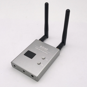 5.8ghz 48通道RD40 Raceband双分集接收器，带A/V和电源线，用于RC赛车无人机四轴飞行器FPV监视器 - Product Image 3