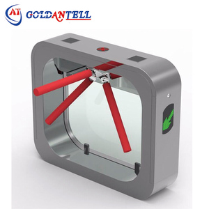 Yüksek kaliteli kapalı ve açık giriş ve çıkış kontrolü tripod turnike çift IC kimlik yüz parmak izi ESD sikke - Product Image 1