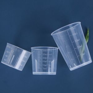 卸売10ml 15ml 20ml 30ml 50ml 100ml透明プラスチック測定カップ実験用スケールカップ - Product Image 3