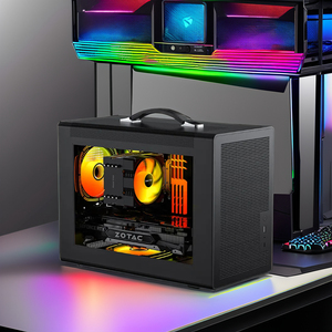 ZeroMasterP60パワートレインポータブルミニITXケースM-ATX PCケースUSB3.0Type-Cインターフェースサポートゲーミングコンピュータータワーケース - Product Image 3