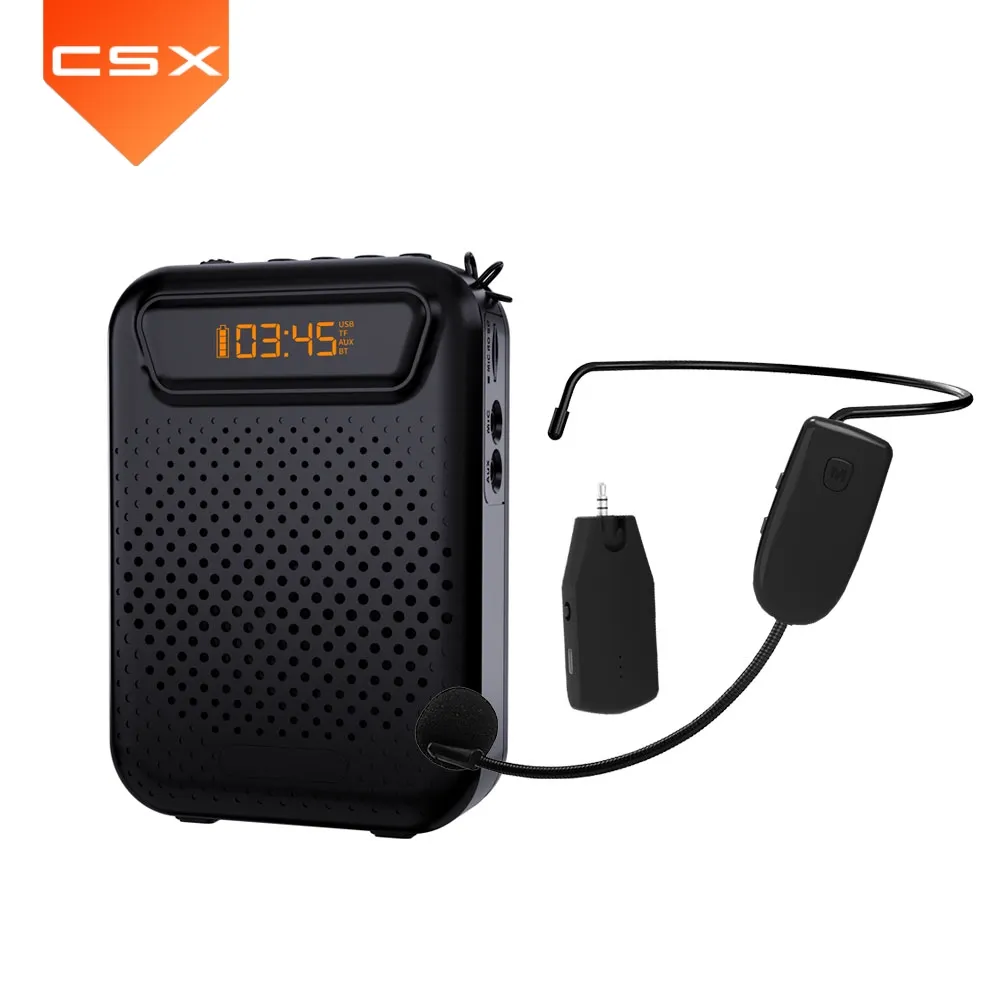 CSX portátil recargable aula Mini altavoz de Audio megáfono amplificador de voz para profesores guía turístico