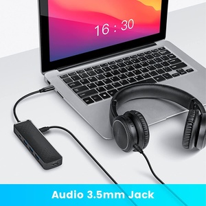 Multifunktion konverter USB Typ C Splitter Hub Adapter 3 * USB 3.0 Typ C PD Power HDM und 3,5mm Buchse für Smart Home - Product Image 6