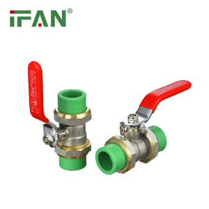 IFANCertified fabrika fiyat DIN 8077/8078 pprc boru bağlantı elemanı PPR küresel vana 20-110MM PPR vana - Product Image 5