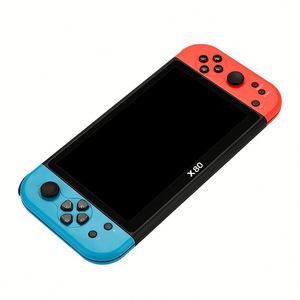 X80 7インチハンドヘルドPSPゲームコンソールGBAペットエルフ大画面デュアルリモコンPS1アーケードポケットゲームプレーヤー - Product Image 1