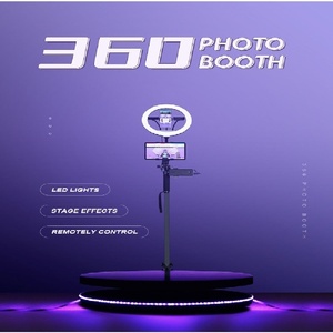 Düğün için 360 fotoğraf kabini kamera yazıcı yazılımı/olaylar akıllı telefonlar/iPad/SLR kablosuz uzaktan kumanda dijital baskı GT marka - Product Image 4